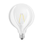 Ledvance Classic LED E27 Globe Fadenlampe Klar 2.5W 250lm - 827 Extra Warmweiß | Ersatz für 25W