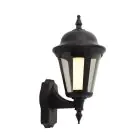 Ansell LED Wall Light Latina Lantern Black - Suitable for E27 up to 42W | IP65