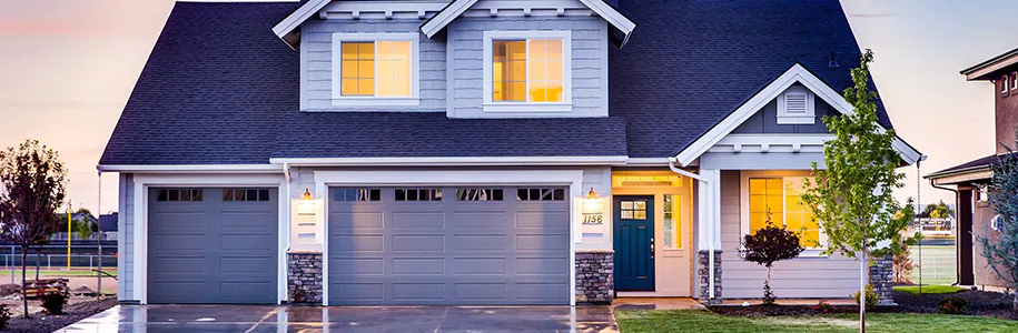 Fassadenbeleuchtung eines Privathauses